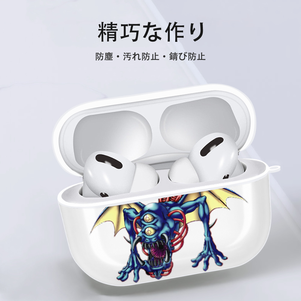 遊☆戯☆王 Yu-Gi-Oh! 【AirPods Pro用】ハードシェル保護ケース 耐衝撃・防指紋・カラビナ付き商品仕様