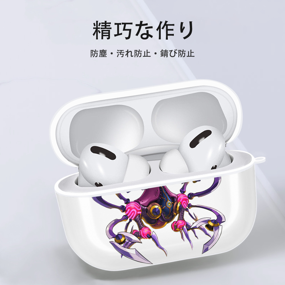 遊☆戯☆王 Yu-Gi-Oh! 【AirPods Pro用】ハードシェル保護ケース 耐衝撃・防指紋・カラビナ付き商品仕様