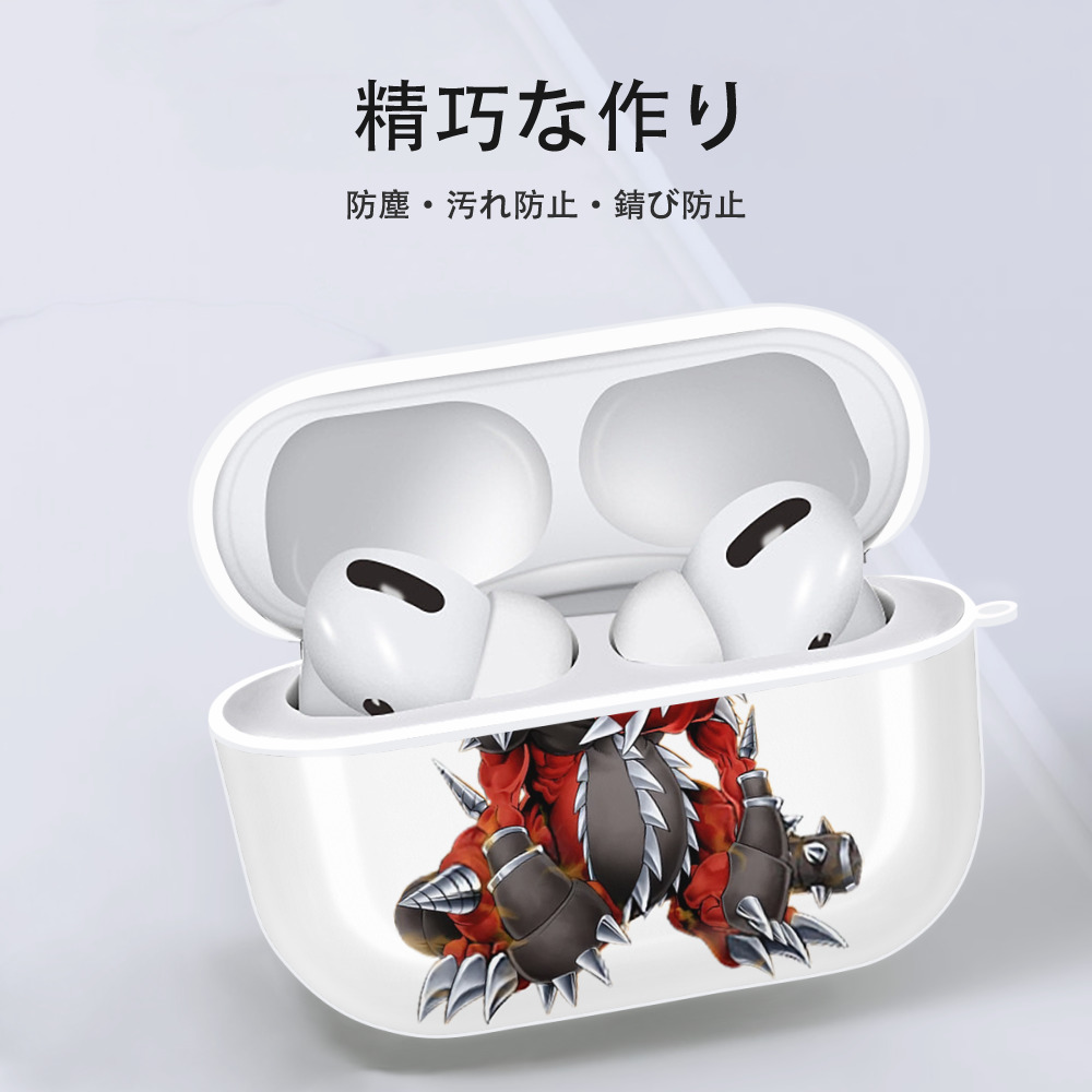 遊☆戯☆王 Yu-Gi-Oh! 【AirPods Pro用】ハードシェル保護ケース 耐衝撃・防指紋・カラビナ付き商品仕様