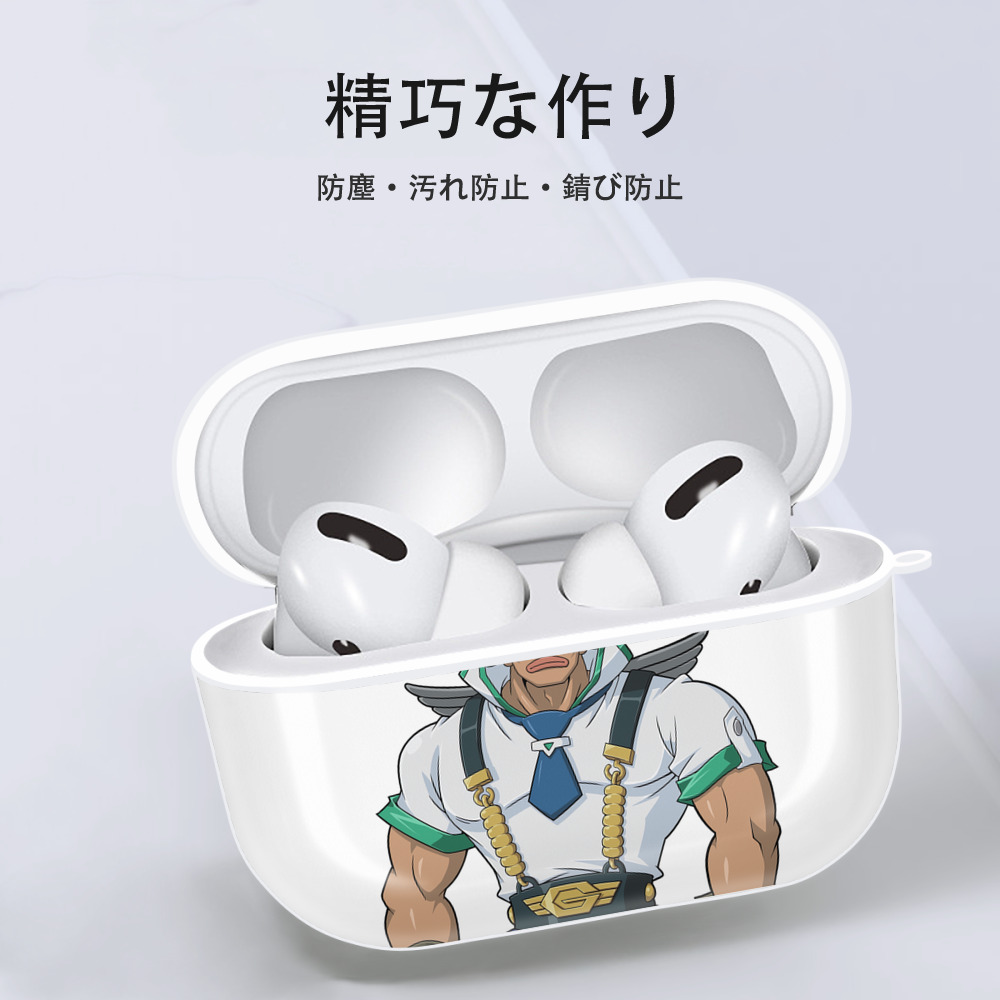 遊☆戯☆王 Yu-Gi-Oh! 【AirPods Pro用】ハードシェル保護ケース 耐衝撃・防指紋・カラビナ付き商品仕様