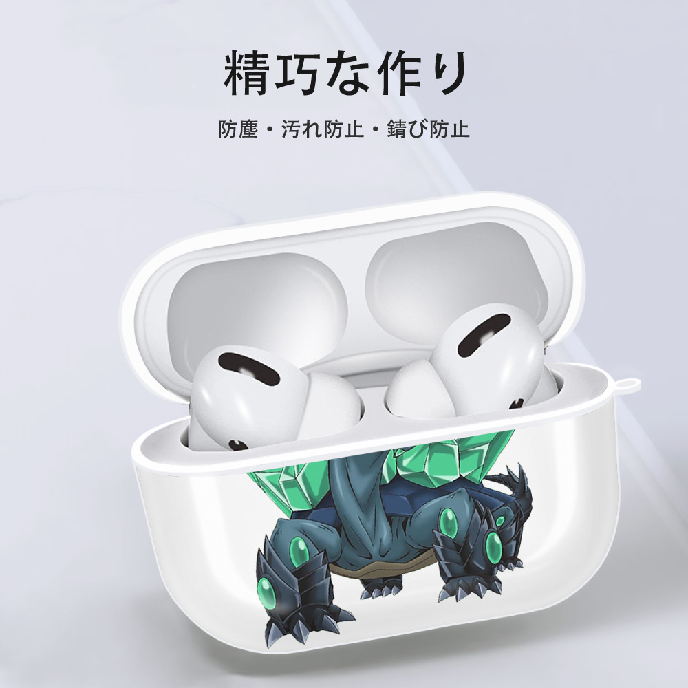 遊☆戯☆王 Yu-Gi-Oh! 【AirPods Pro用】ハードシェル保護ケース 耐衝撃・防指紋・カラビナ付き商品仕様