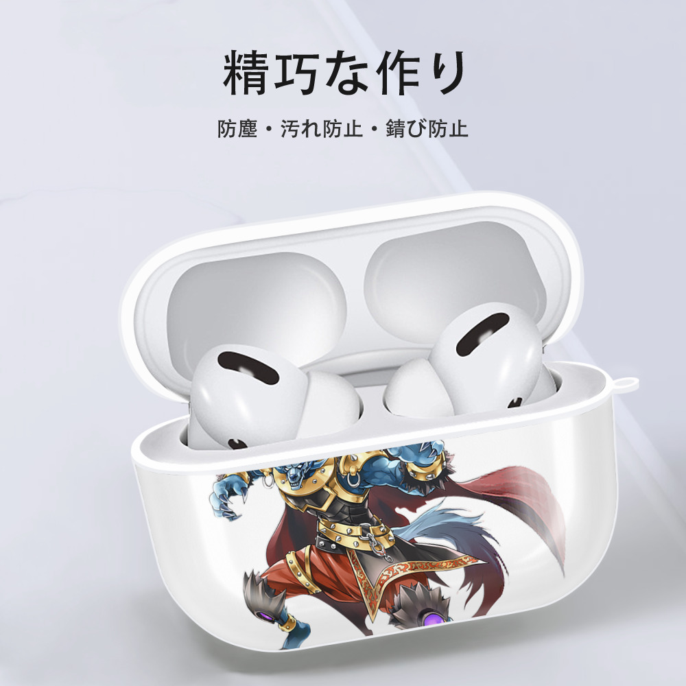 遊☆戯☆王 Yu-Gi-Oh! 【AirPods Pro用】ハードシェル保護ケース 耐衝撃・防指紋・カラビナ付き商品仕様