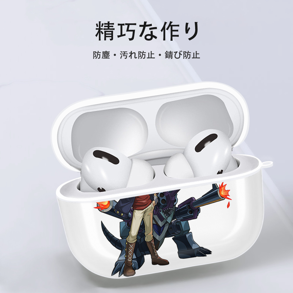 遊☆戯☆王 Yu-Gi-Oh! 【AirPods Pro用】ハードシェル保護ケース 耐衝撃・防指紋・カラビナ付き商品仕様