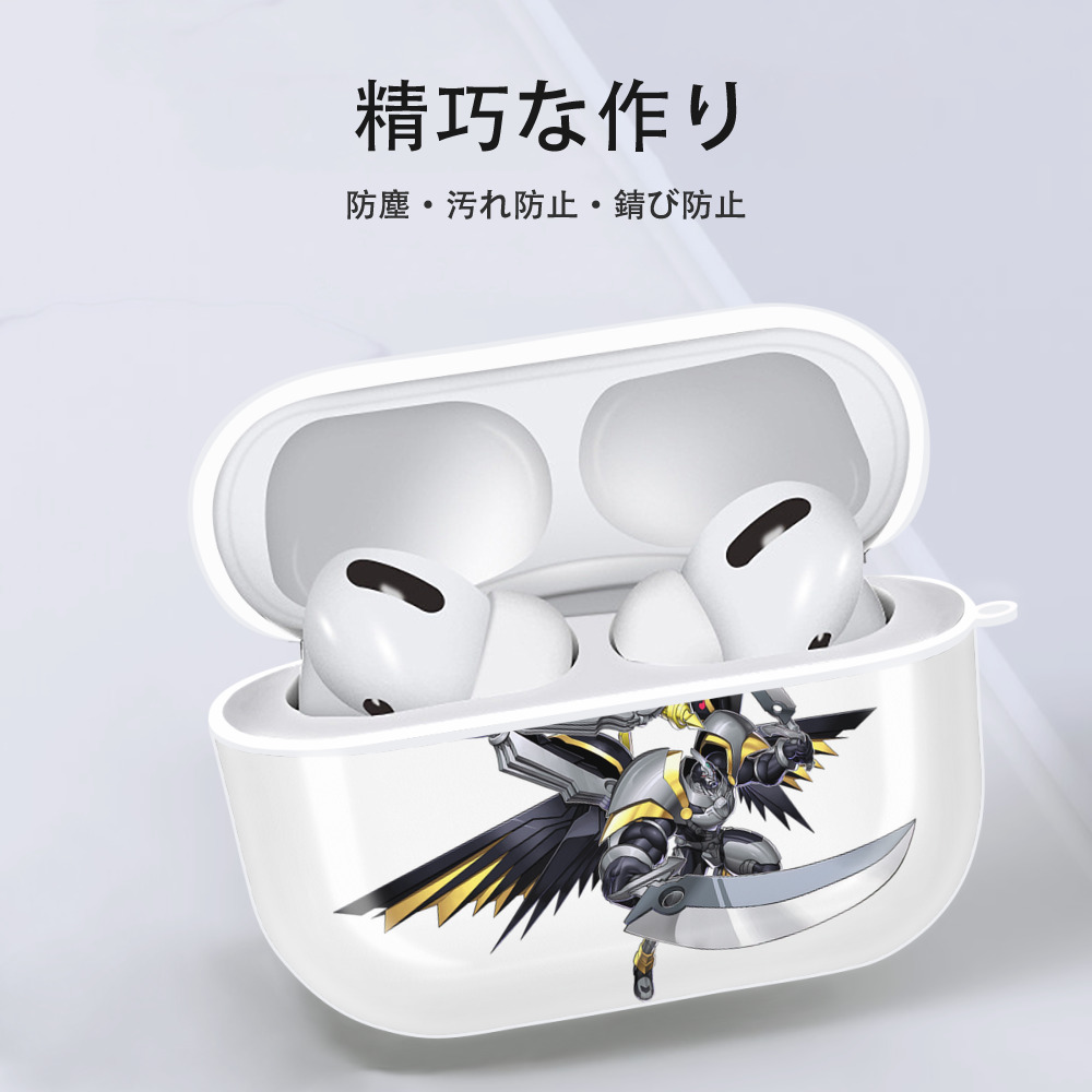 遊☆戯☆王 Yu-Gi-Oh! 【AirPods Pro用】ハードシェル保護ケース 耐衝撃・防指紋・カラビナ付き商品仕様