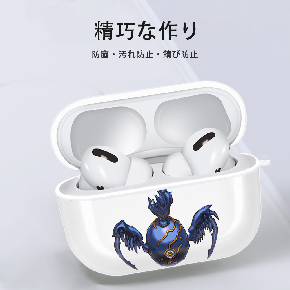 遊☆戯☆王 Yu-Gi-Oh! 【AirPods Pro用】ハードシェル保護ケース 耐衝撃・防指紋・カラビナ付き商品仕様