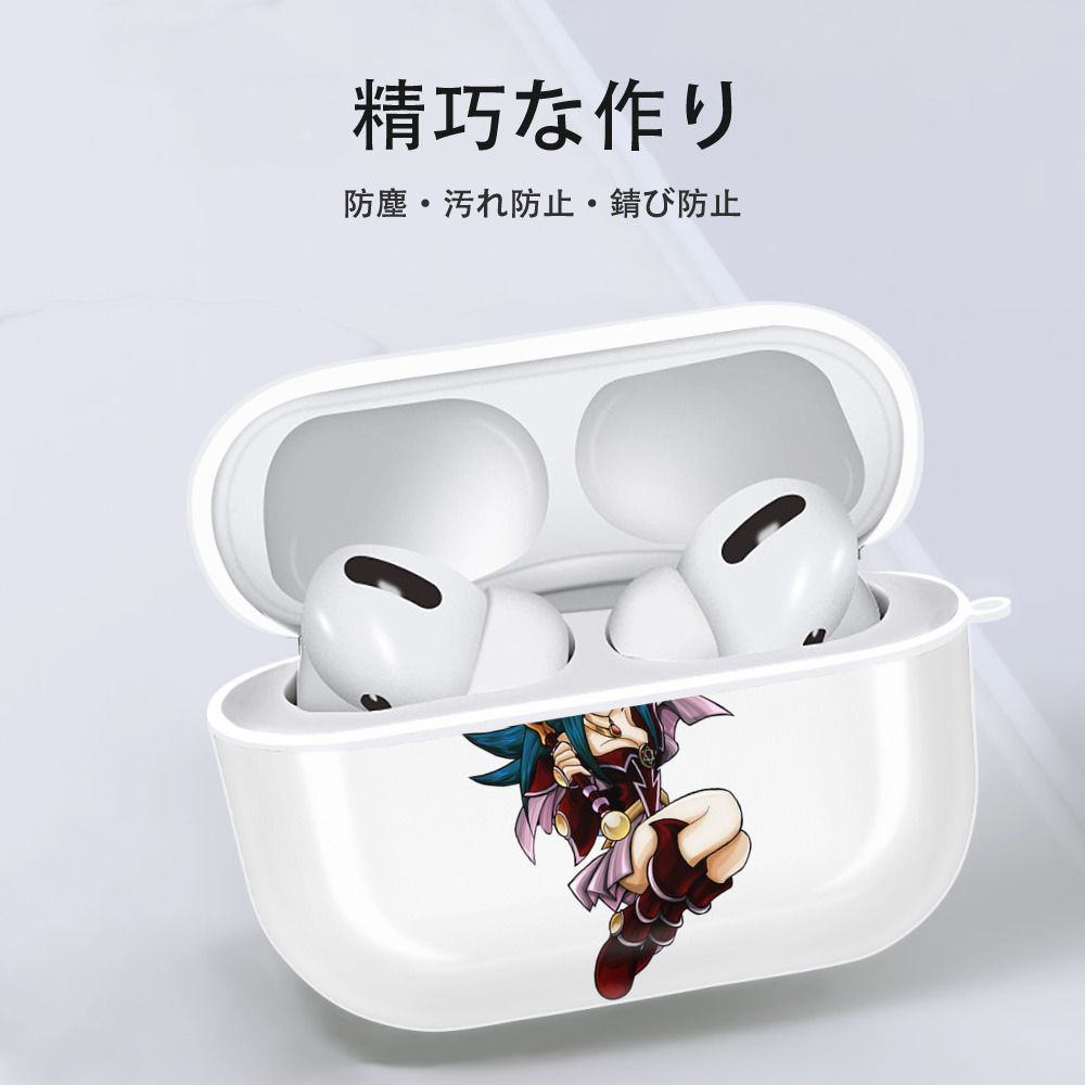 遊☆戯☆王 Yu-Gi-Oh! 【AirPods Pro用】ハードシェル保護ケース 耐衝撃・防指紋・カラビナ付き商品仕様