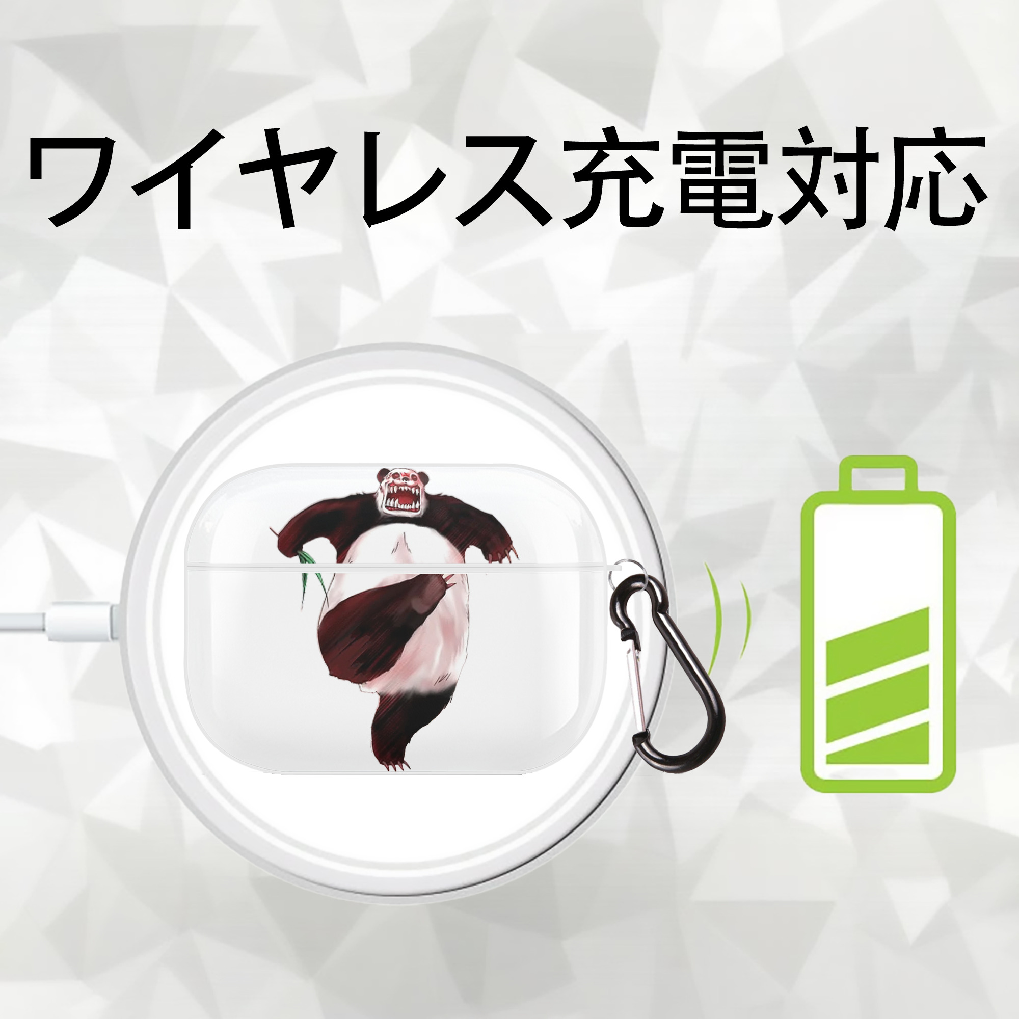 遊☆戯☆王 Yu-Gi-Oh! 【AirPods Pro用】ハードシェル保護ケース 耐衝撃・防指紋・カラビナ付き商品仕様