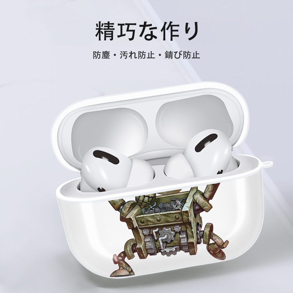 遊☆戯☆王 Yu-Gi-Oh! 【AirPods Pro用】ハードシェル保護ケース 耐衝撃・防指紋・カラビナ付き商品仕様