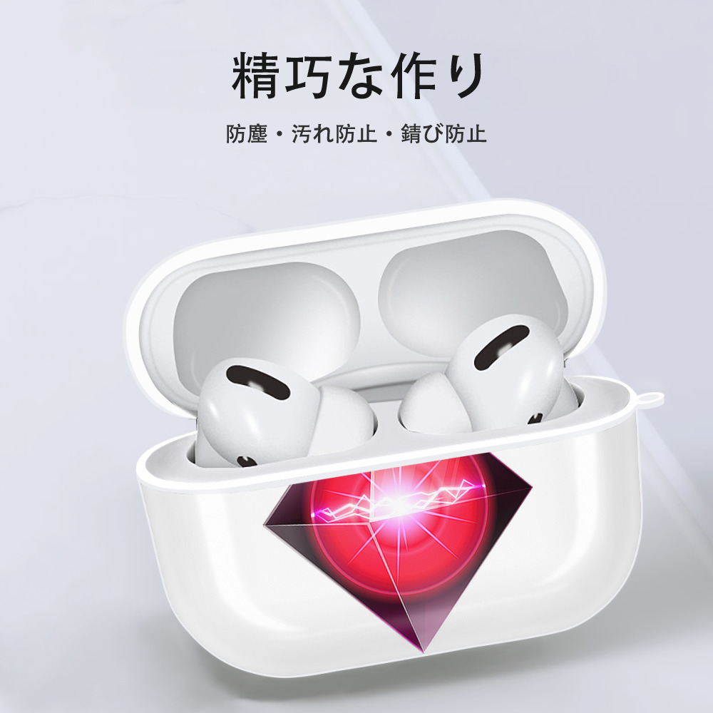 遊☆戯☆王 Yu-Gi-Oh! 【AirPods Pro用】ハードシェル保護ケース 耐衝撃・防指紋・カラビナ付き商品仕様