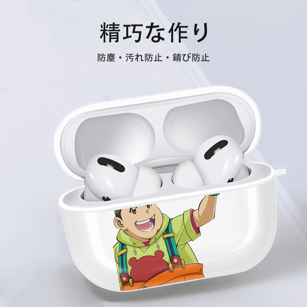 遊☆戯☆王 Yu-Gi-Oh! 【AirPods Pro用】ハードシェル保護ケース 耐衝撃・防指紋・カラビナ付き商品仕様