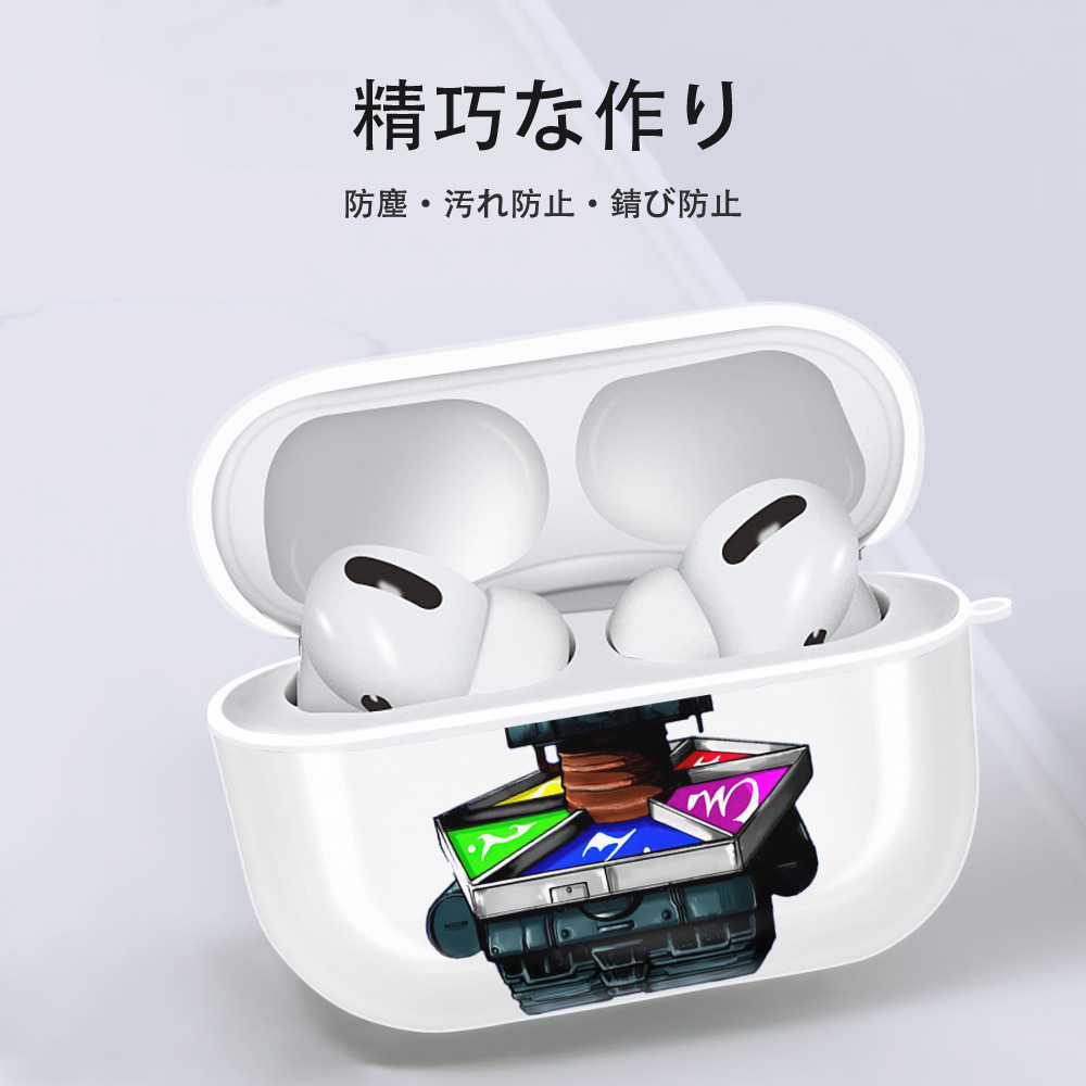 遊☆戯☆王 Yu-Gi-Oh! 【AirPods Pro用】ハードシェル保護ケース 耐衝撃・防指紋・カラビナ付き商品仕様