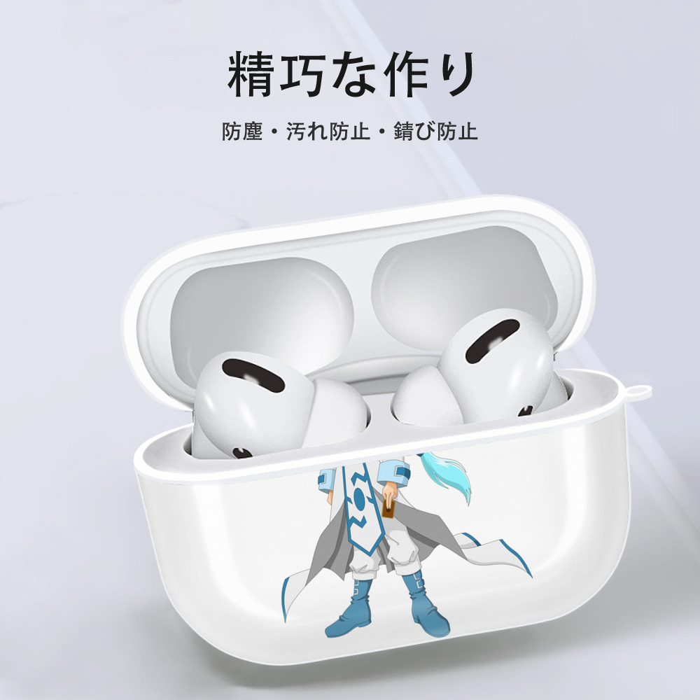遊☆戯☆王 Yu-Gi-Oh! 【AirPods Pro用】ハードシェル保護ケース 耐衝撃・防指紋・カラビナ付き商品仕様