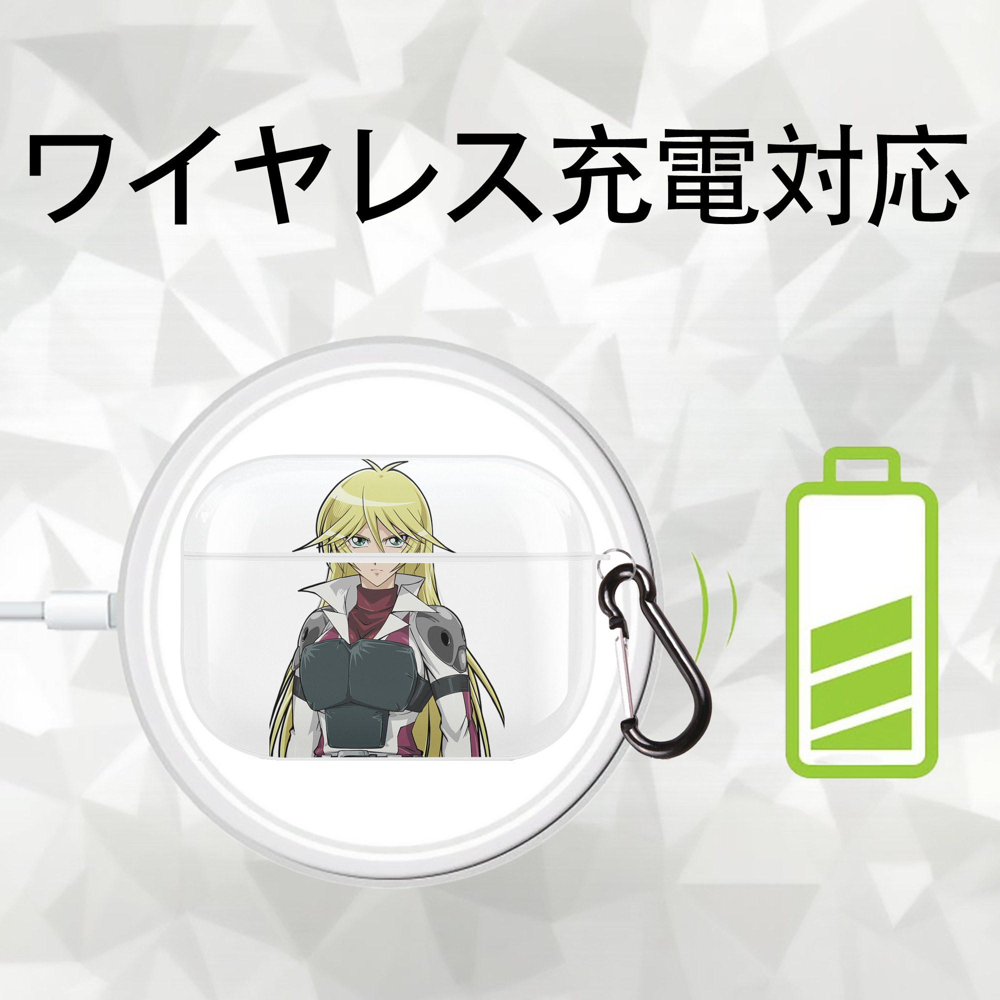 遊☆戯☆王 Yu-Gi-Oh! 【AirPods Pro用】ハードシェル保護ケース 耐衝撃・防指紋・カラビナ付き商品仕様