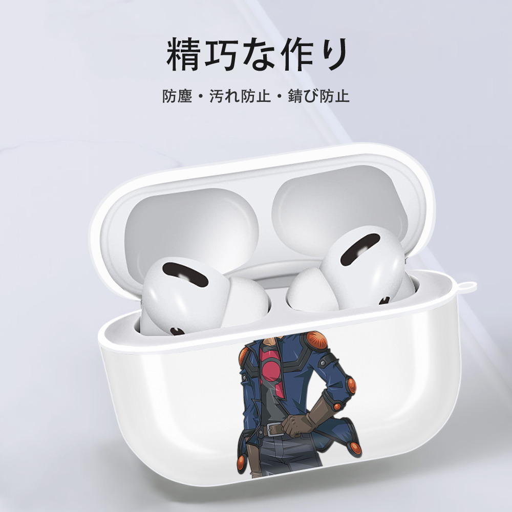 遊☆戯☆王 Yu-Gi-Oh! 【AirPods Pro用】ハードシェル保護ケース 耐衝撃・防指紋・カラビナ付き商品仕様