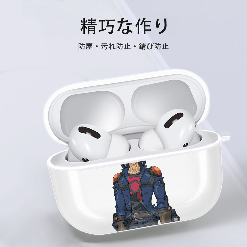 遊☆戯☆王 Yu-Gi-Oh! 【AirPods Pro用】ハードシェル保護ケース 耐衝撃・防指紋・カラビナ付き商品仕様