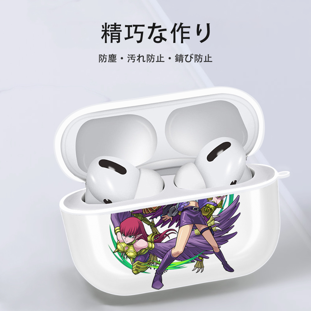 遊☆戯☆王 Yu-Gi-Oh! 【AirPods Pro用】ハードシェル保護ケース 耐衝撃・防指紋・カラビナ付き商品仕様