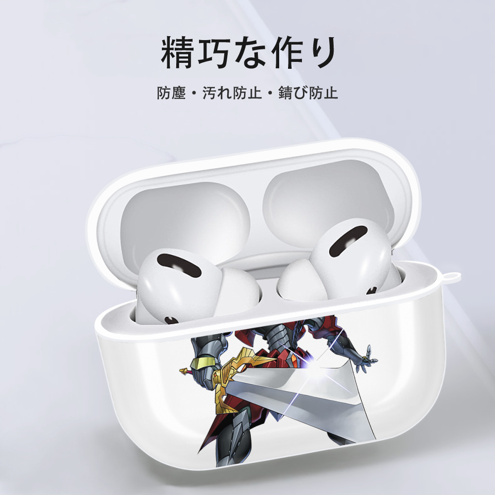 遊☆戯☆王 Yu-Gi-Oh! 【AirPods Pro用】ハードシェル保護ケース 耐衝撃・防指紋・カラビナ付き商品仕様