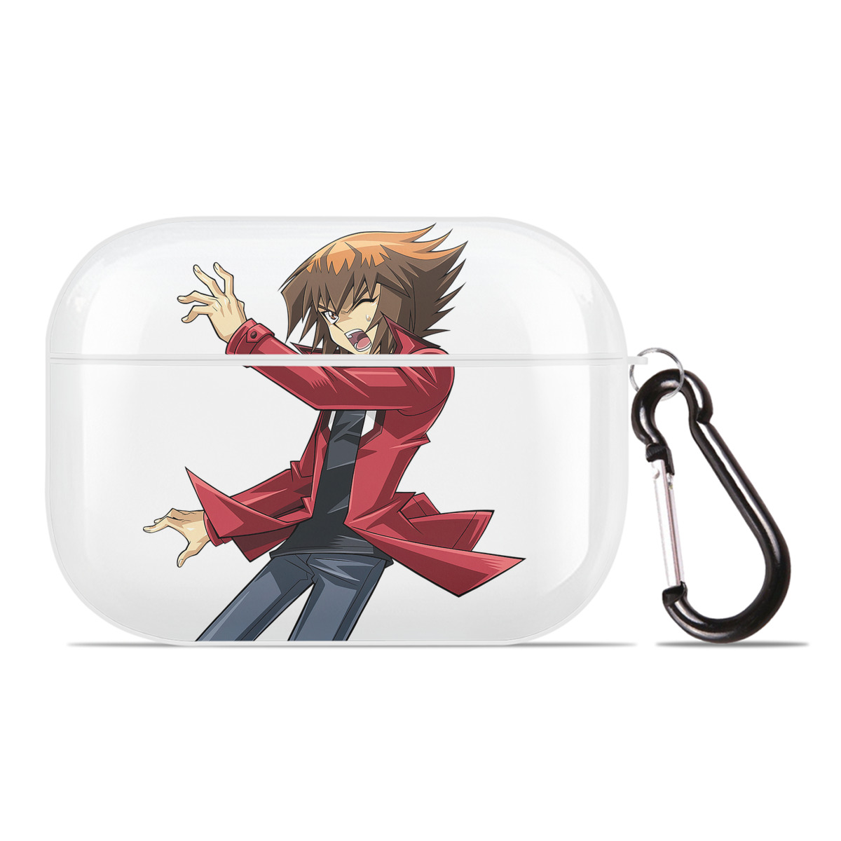 （画像用） 遊☆戯☆王 Yu-Gi-Oh! 【AirPods Pro用】ハードシェル保護ケース 耐衝撃・防指紋・カラビナ付き商品仕様