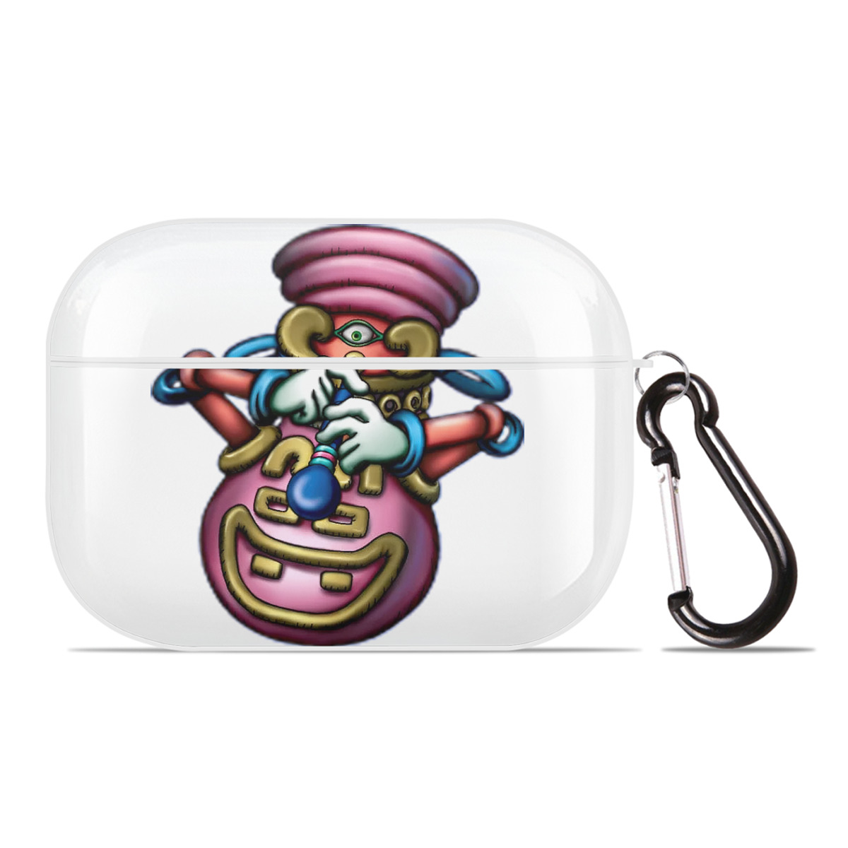 （画像用） 遊☆戯☆王 Yu-Gi-Oh! 【AirPods Pro用】ハードシェル保護ケース 耐衝撃・防指紋・カラビナ付き商品仕様