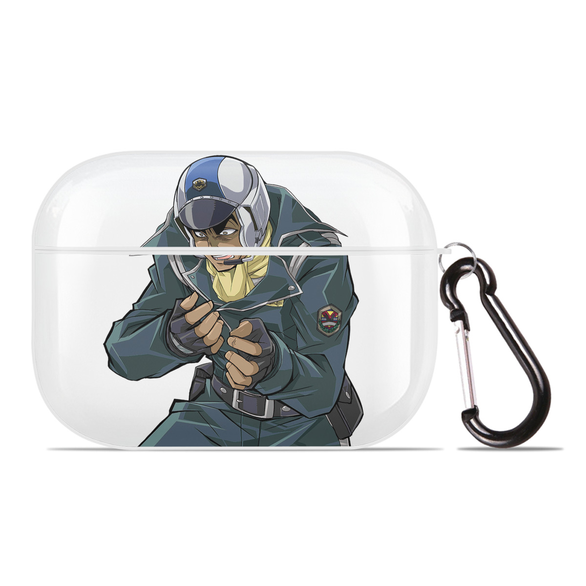 （画像用） 遊☆戯☆王 Yu-Gi-Oh! 【AirPods Pro用】ハードシェル保護ケース 耐衝撃・防指紋・カラビナ付き商品仕様