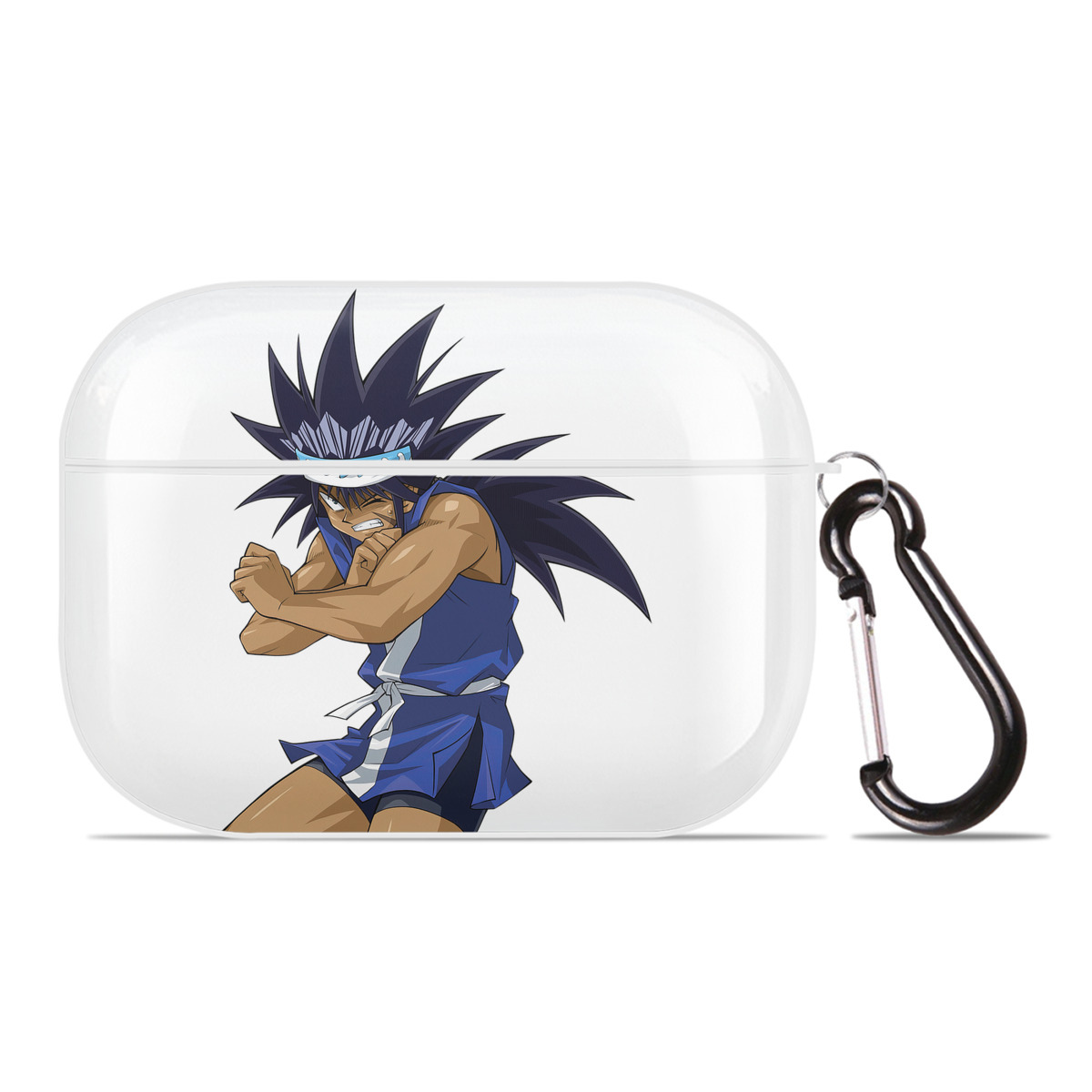 （画像用） 遊☆戯☆王 Yu-Gi-Oh! 【AirPods Pro用】ハードシェル保護ケース 耐衝撃・防指紋・カラビナ付き商品仕様