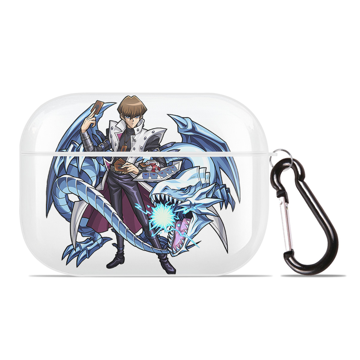 （画像用） 遊☆戯☆王 Yu-Gi-Oh! 【AirPods Pro用】ハードシェル保護ケース 耐衝撃・防指紋・カラビナ付き商品仕様