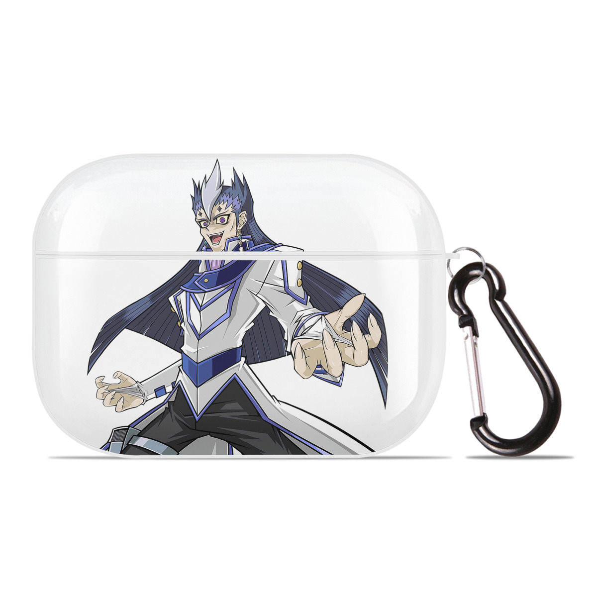 （画像用） 遊☆戯☆王 Yu-Gi-Oh! 【AirPods Pro用】ハードシェル保護ケース 耐衝撃・防指紋・カラビナ付き商品仕様