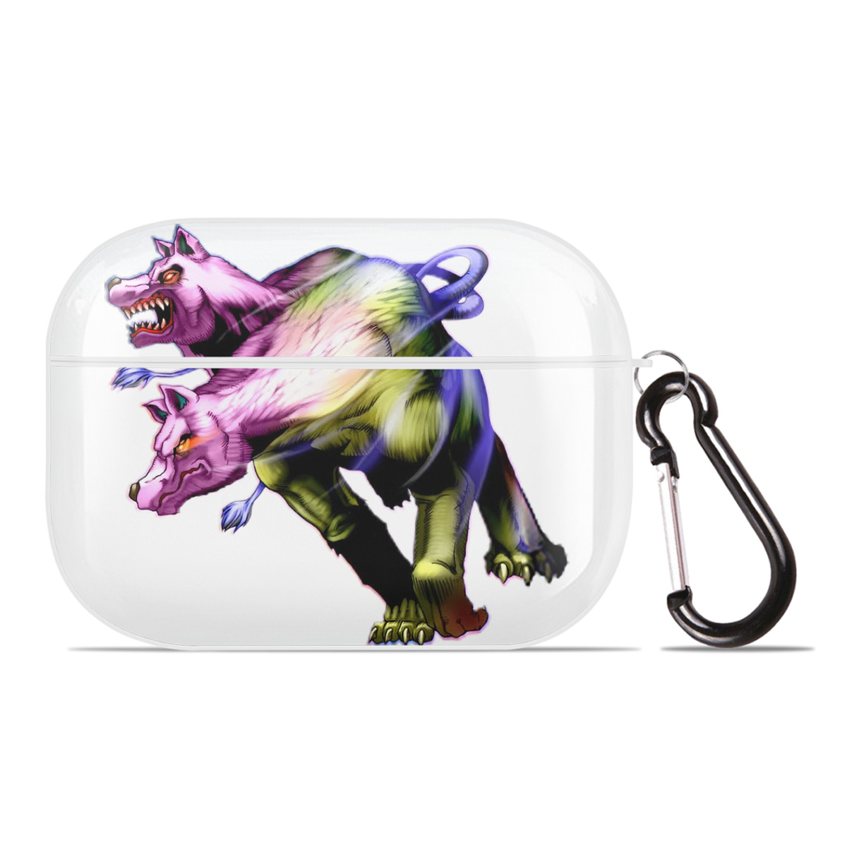 （画像用） 遊☆戯☆王 Yu-Gi-Oh! 【AirPods Pro用】ハードシェル保護ケース 耐衝撃・防指紋・カラビナ付き商品仕様