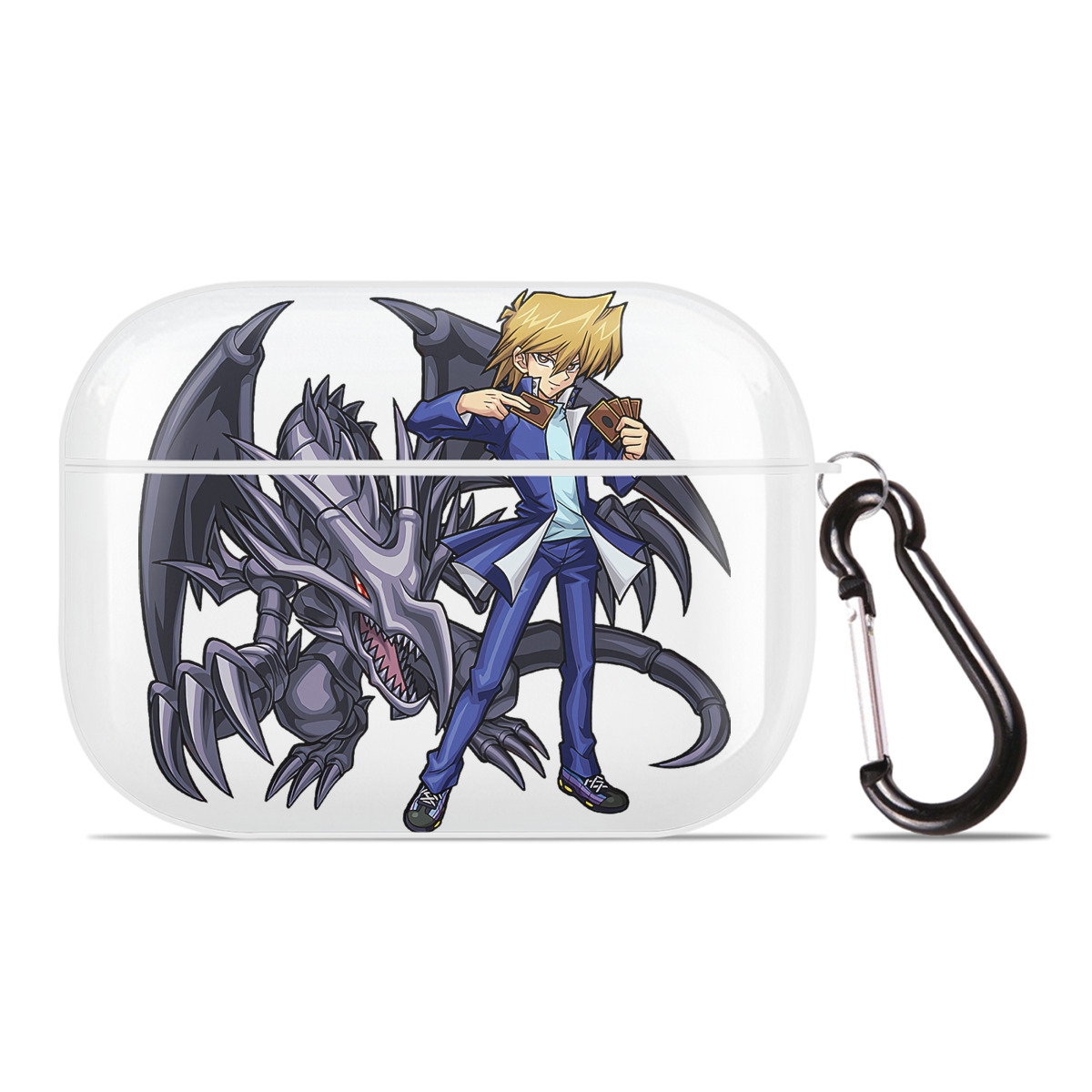 （画像用） 遊☆戯☆王 Yu-Gi-Oh! 【AirPods Pro用】ハードシェル保護ケース 耐衝撃・防指紋・カラビナ付き商品仕様