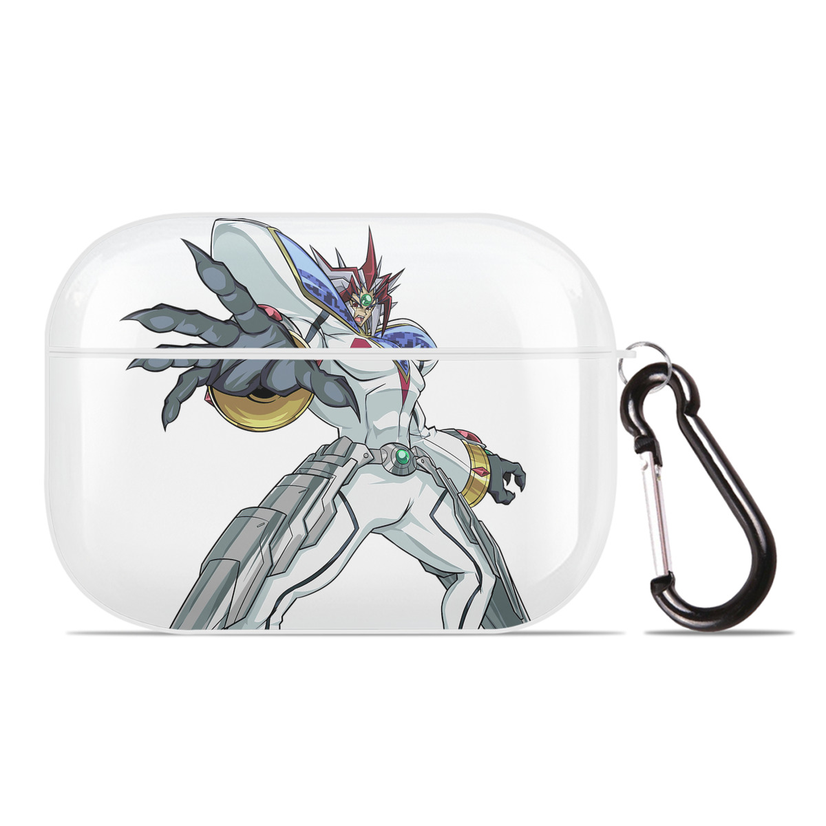 （画像用） 遊☆戯☆王 Yu-Gi-Oh! 【AirPods Pro用】ハードシェル保護ケース 耐衝撃・防指紋・カラビナ付き商品仕様