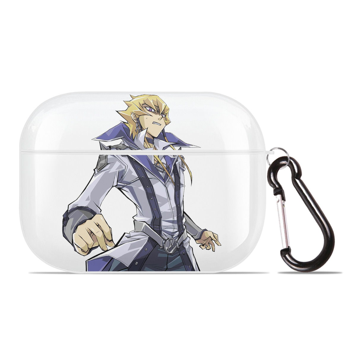 （画像用） 遊☆戯☆王 Yu-Gi-Oh! 【AirPods Pro用】ハードシェル保護ケース 耐衝撃・防指紋・カラビナ付き商品仕様