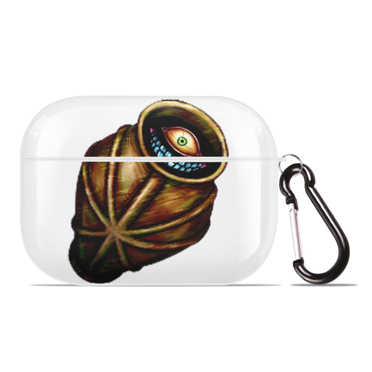 （画像用） 遊☆戯☆王 Yu-Gi-Oh! 【AirPods Pro用】ハードシェル保護ケース 耐衝撃・防指紋・カラビナ付き商品仕様