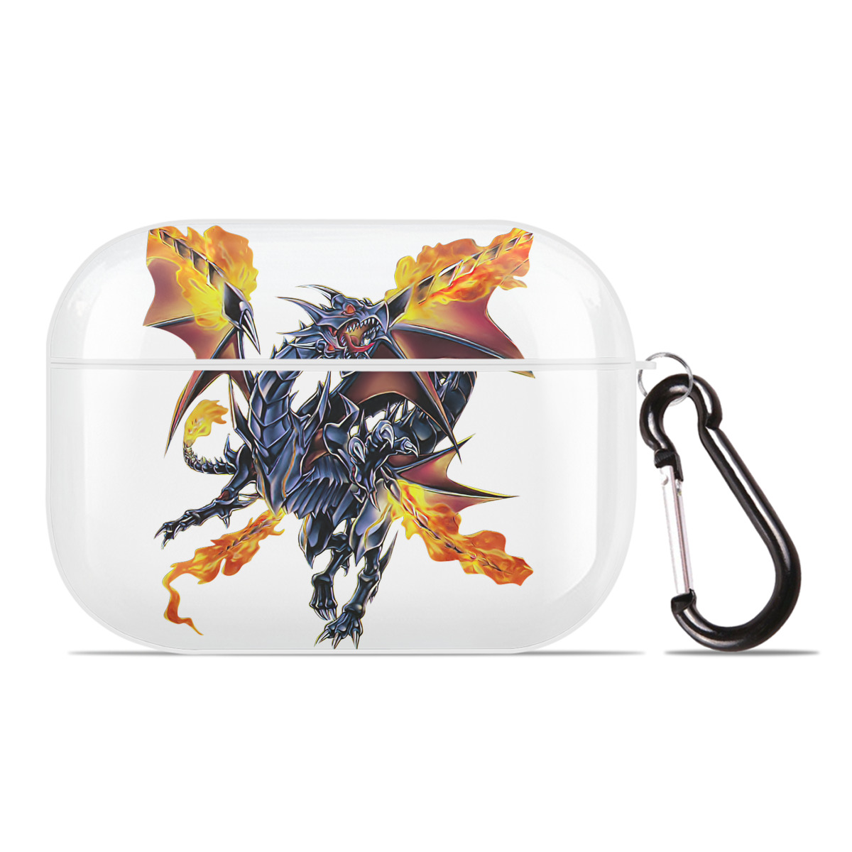 （画像用） 遊☆戯☆王 Yu-Gi-Oh! 【AirPods Pro用】ハードシェル保護ケース 耐衝撃・防指紋・カラビナ付き商品仕様