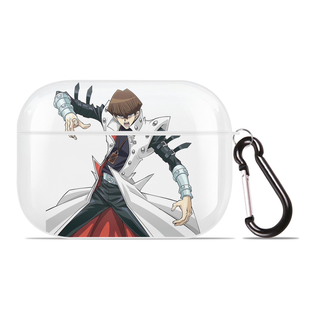 （画像用） 遊☆戯☆王 Yu-Gi-Oh! 【AirPods Pro用】ハードシェル保護ケース 耐衝撃・防指紋・カラビナ付き商品仕様