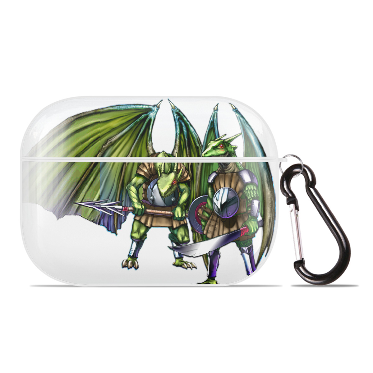 （画像用） 遊☆戯☆王 Yu-Gi-Oh! 【AirPods Pro用】ハードシェル保護ケース 耐衝撃・防指紋・カラビナ付き商品仕様