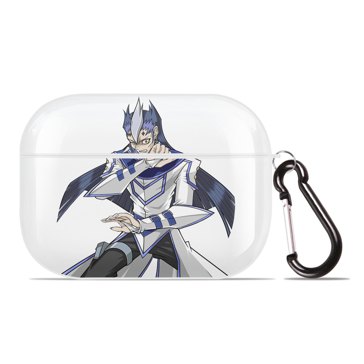 （画像用） 遊☆戯☆王 Yu-Gi-Oh! 【AirPods Pro用】ハードシェル保護ケース 耐衝撃・防指紋・カラビナ付き商品仕様
