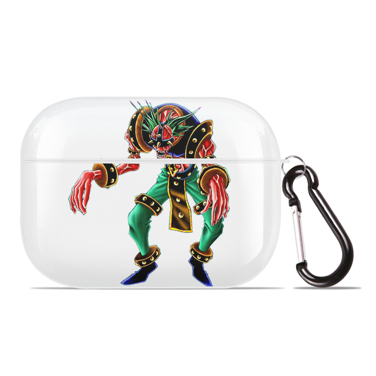 （画像用） 遊☆戯☆王 Yu-Gi-Oh! 【AirPods Pro用】ハードシェル保護ケース 耐衝撃・防指紋・カラビナ付き商品仕様