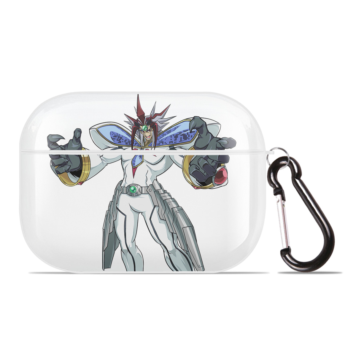 （画像用） 遊☆戯☆王 Yu-Gi-Oh! 【AirPods Pro用】ハードシェル保護ケース 耐衝撃・防指紋・カラビナ付き商品仕様