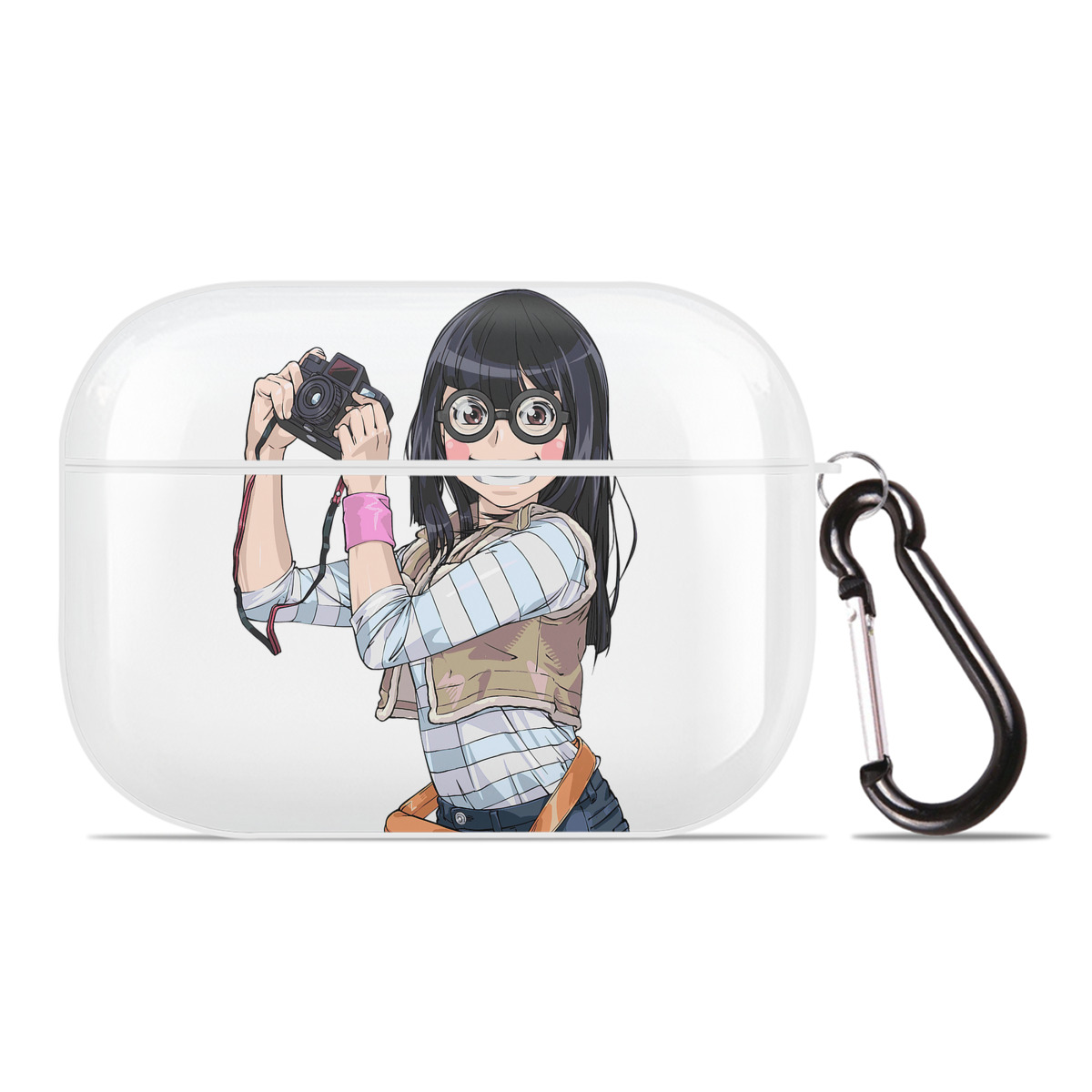 （画像用） 遊☆戯☆王 Yu-Gi-Oh! 【AirPods Pro用】ハードシェル保護ケース 耐衝撃・防指紋・カラビナ付き商品仕様