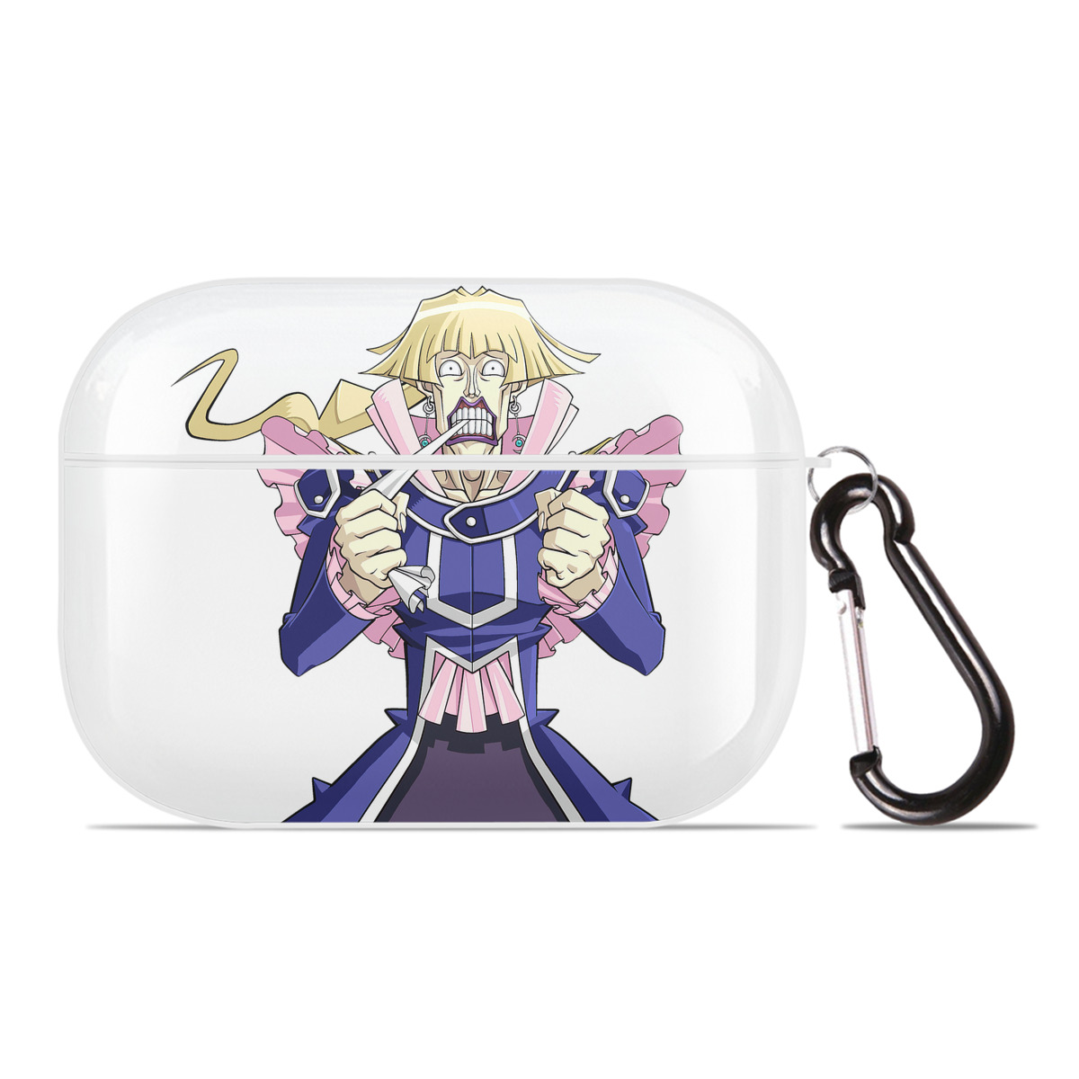 （画像用） 遊☆戯☆王 Yu-Gi-Oh! 【AirPods Pro用】ハードシェル保護ケース 耐衝撃・防指紋・カラビナ付き商品仕様