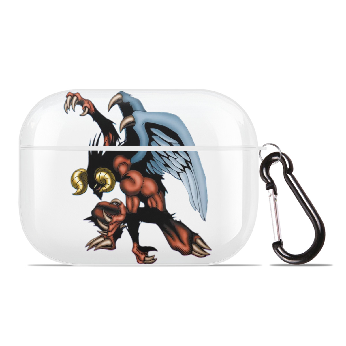 （画像用） 遊☆戯☆王 Yu-Gi-Oh! 【AirPods Pro用】ハードシェル保護ケース 耐衝撃・防指紋・カラビナ付き商品仕様