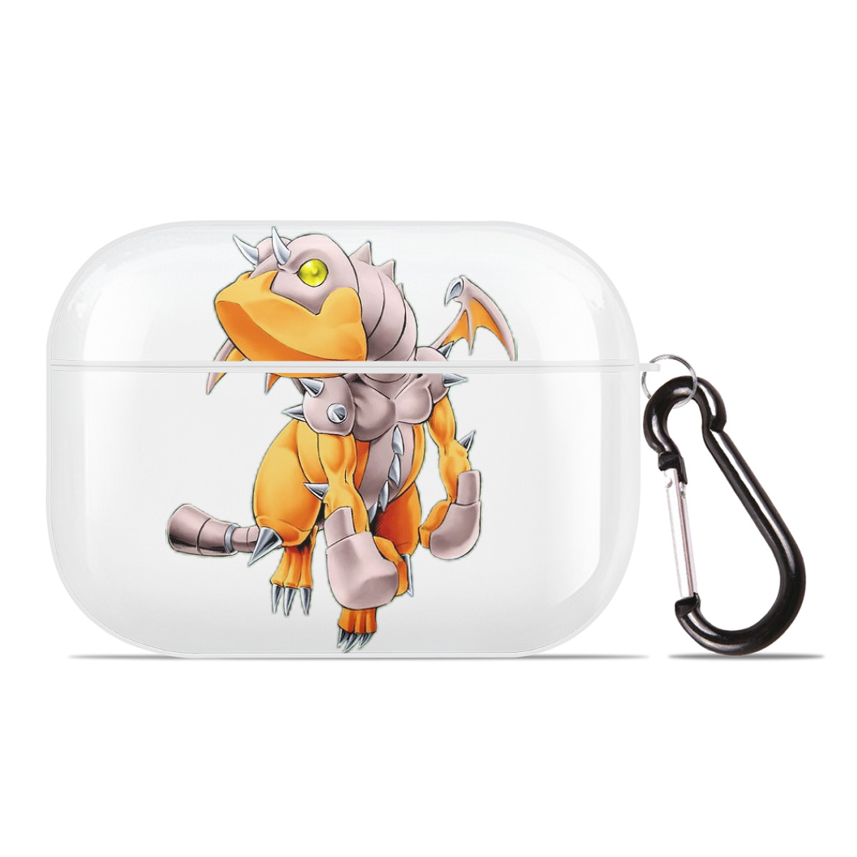 （画像用） 遊☆戯☆王 Yu-Gi-Oh! 【AirPods Pro用】ハードシェル保護ケース 耐衝撃・防指紋・カラビナ付き商品仕様