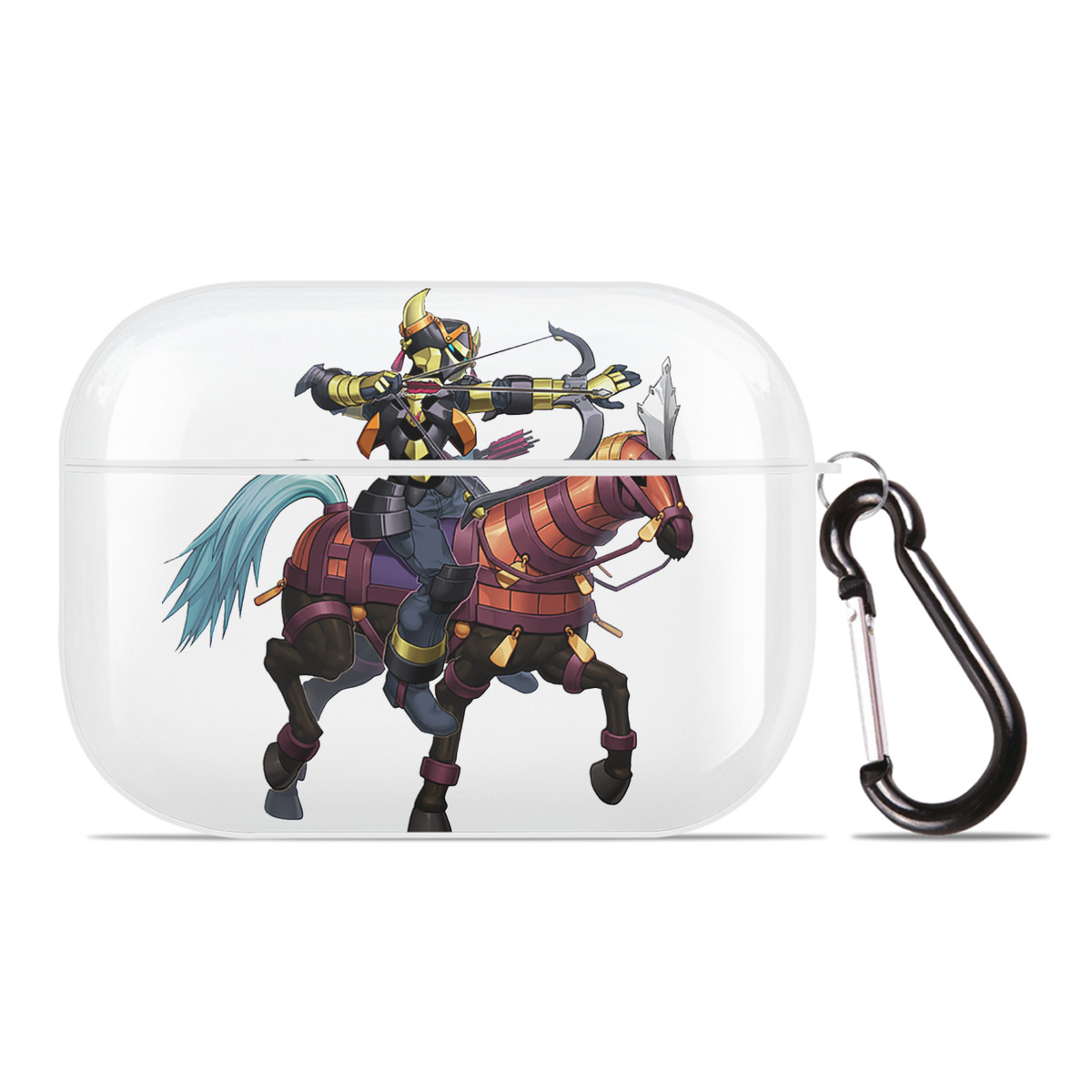 （画像用） 遊☆戯☆王 Yu-Gi-Oh! 【AirPods Pro用】ハードシェル保護ケース 耐衝撃・防指紋・カラビナ付き商品仕様