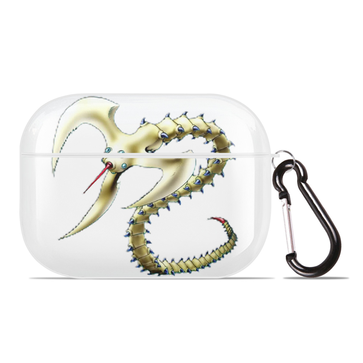 （画像用） 遊☆戯☆王 Yu-Gi-Oh! 【AirPods Pro用】ハードシェル保護ケース 耐衝撃・防指紋・カラビナ付き商品仕様