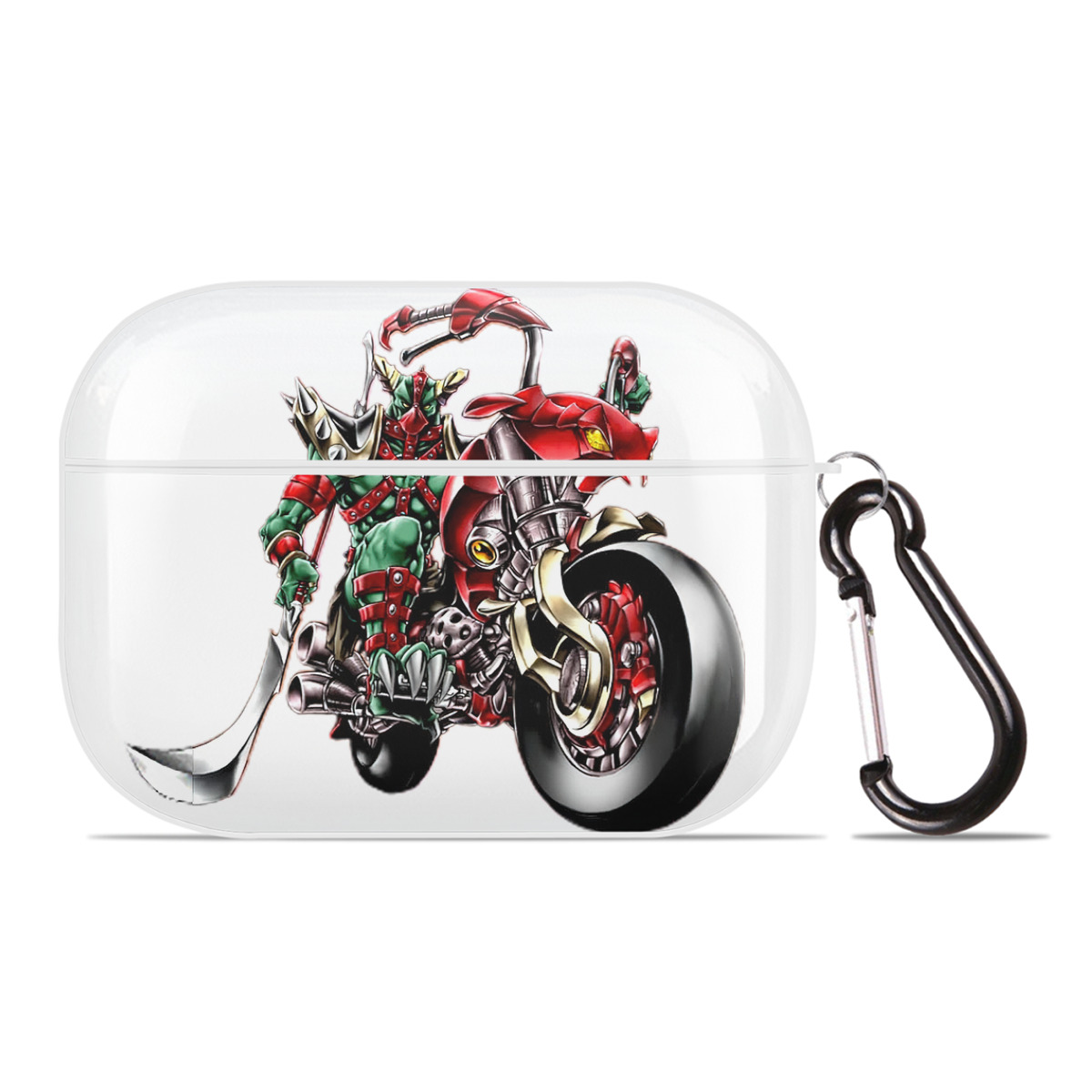 （画像用） 遊☆戯☆王 Yu-Gi-Oh! 【AirPods Pro用】ハードシェル保護ケース 耐衝撃・防指紋・カラビナ付き商品仕様