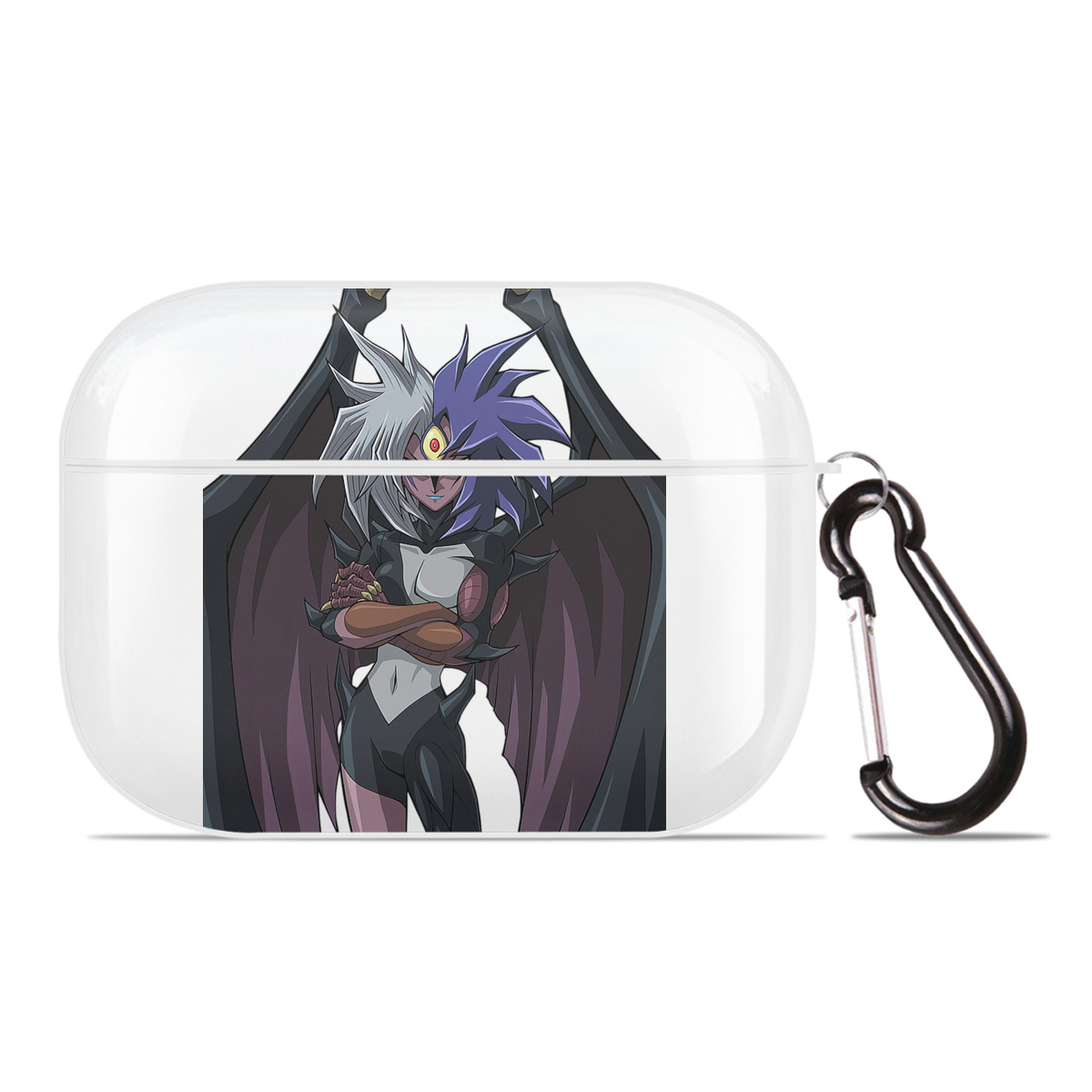 （画像用） 遊☆戯☆王 Yu-Gi-Oh! 【AirPods Pro用】ハードシェル保護ケース 耐衝撃・防指紋・カラビナ付き商品仕様