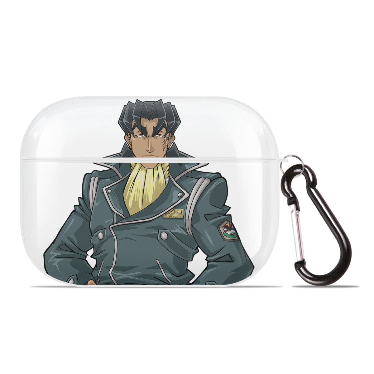 （画像用） 遊☆戯☆王 Yu-Gi-Oh! 【AirPods Pro用】ハードシェル保護ケース 耐衝撃・防指紋・カラビナ付き商品仕様