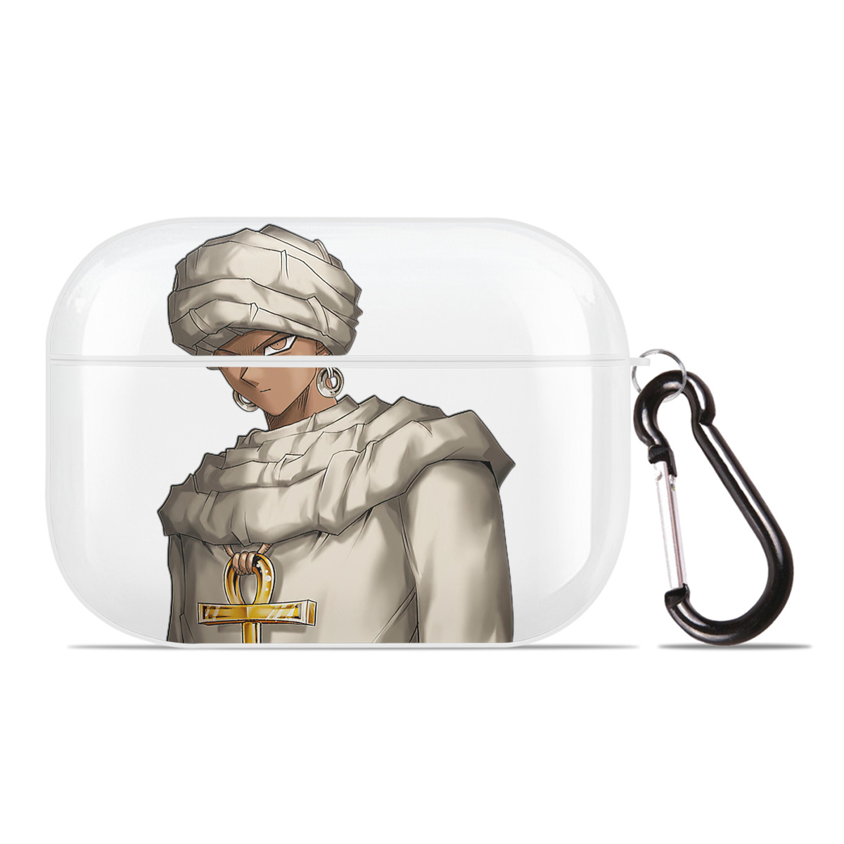 （画像用） 遊☆戯☆王 Yu-Gi-Oh! 【AirPods Pro用】ハードシェル保護ケース 耐衝撃・防指紋・カラビナ付き商品仕様