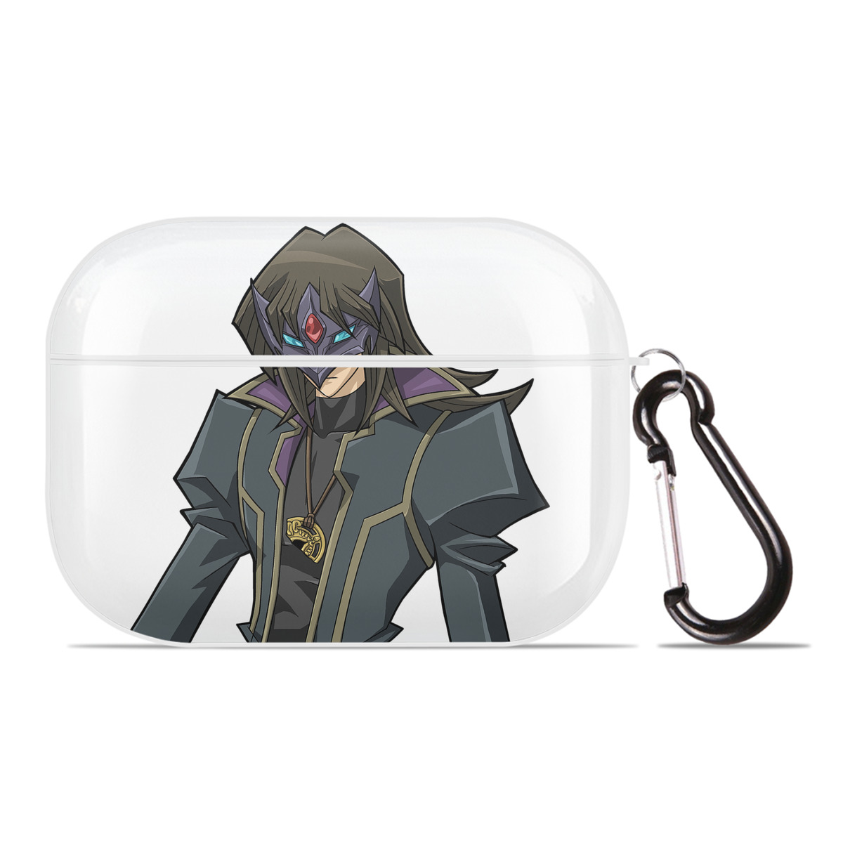 （画像用） 遊☆戯☆王 Yu-Gi-Oh! 【AirPods Pro用】ハードシェル保護ケース 耐衝撃・防指紋・カラビナ付き商品仕様