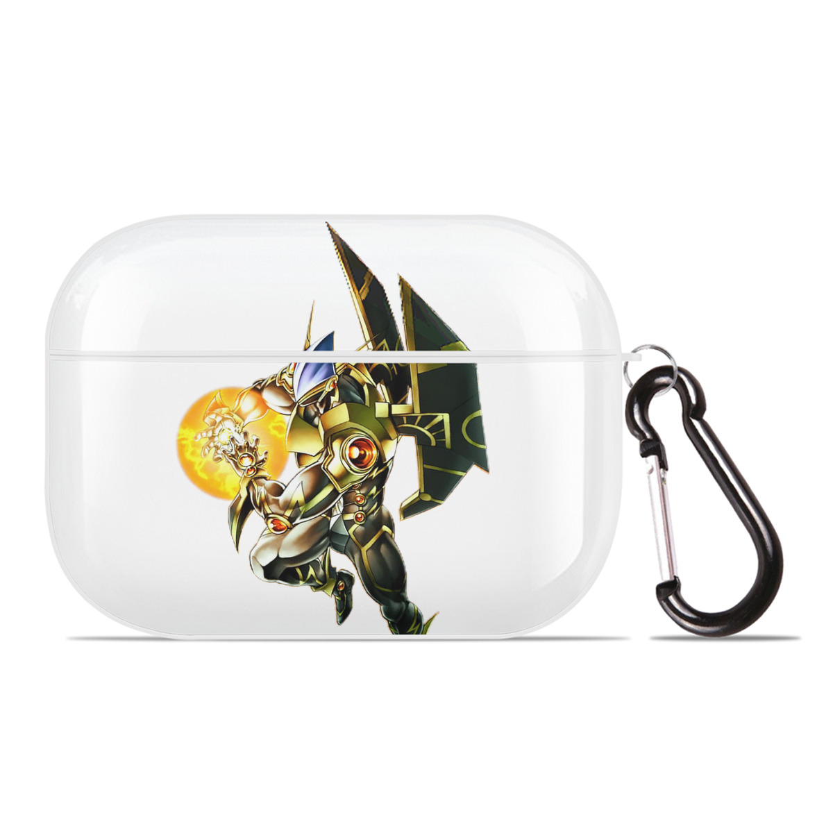 （画像用） 遊☆戯☆王 Yu-Gi-Oh! 【AirPods Pro用】ハードシェル保護ケース 耐衝撃・防指紋・カラビナ付き商品仕様